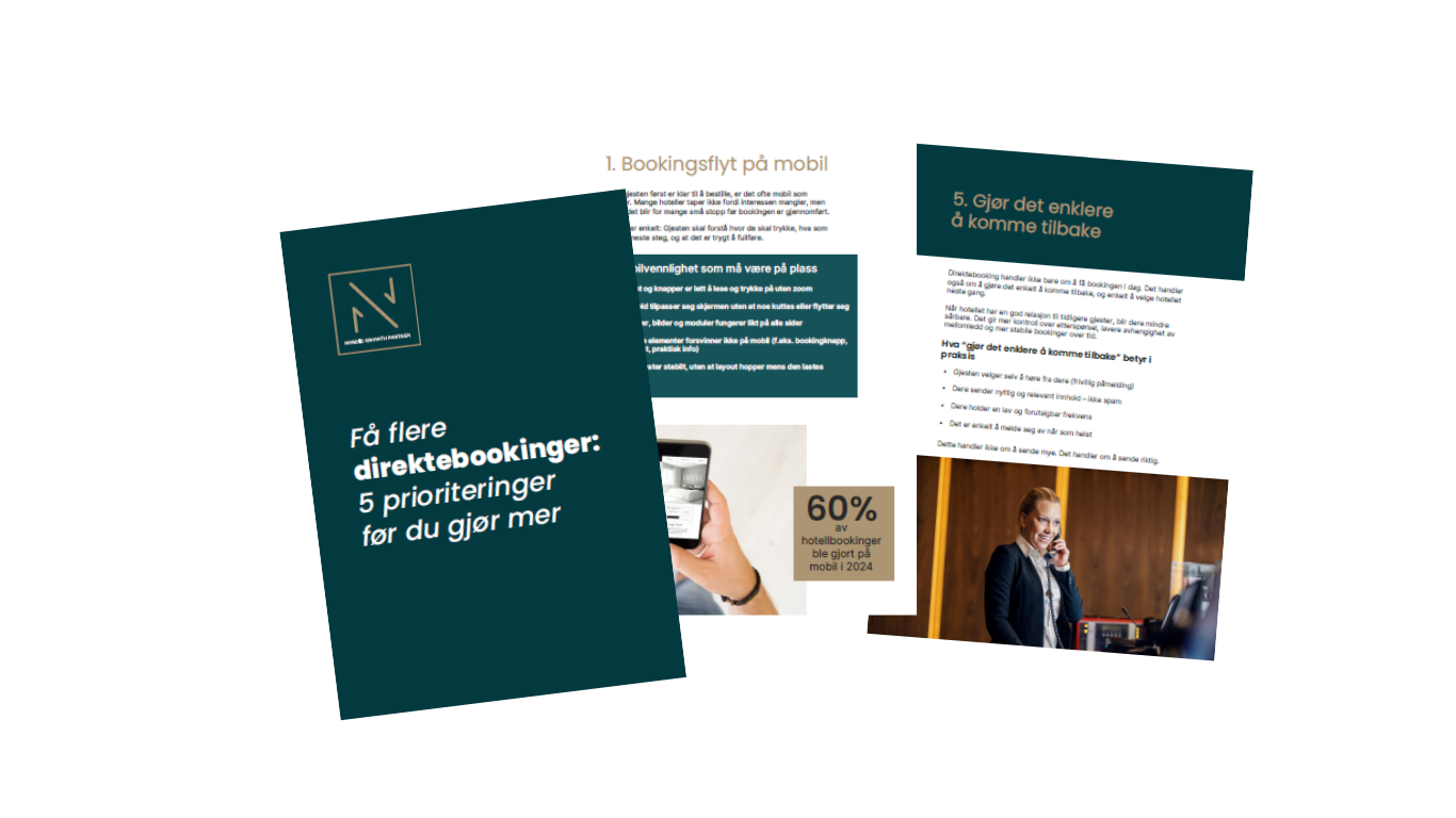 Eksempelbilder fra guiden som kan lastes ned